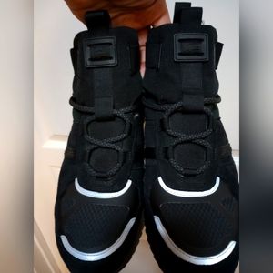 Lacoste black with silver reflect shoes